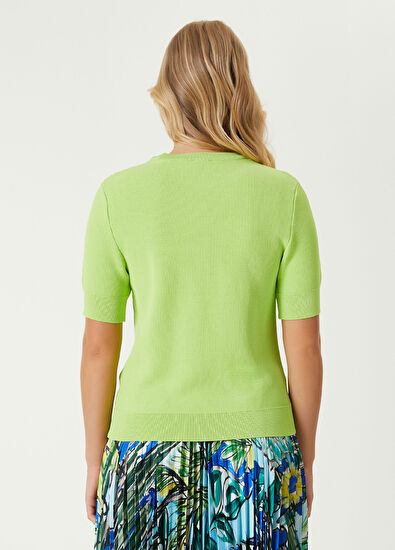 Beymen Club Neon Yeşil Kısa Kol Kazak - 6