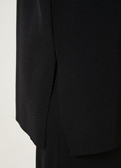 Beymen Club Siyah Yanı Yırtmaçlı Basic Kazak - 5