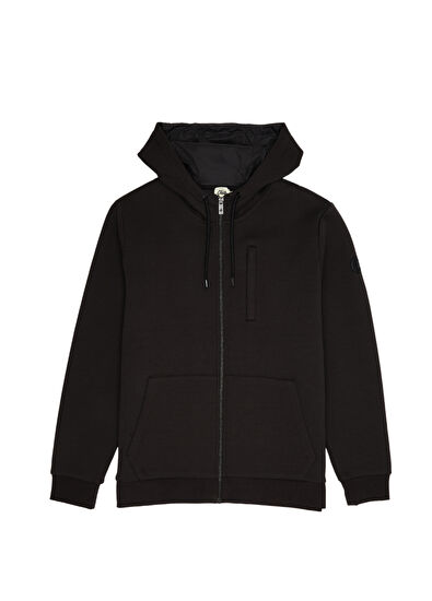 Beymen Club Black Hooded Quilted Garnish Coat - 7