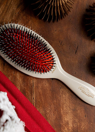 Mason Pearson Junior Bristle Nylon BN2 Ivory Hair Brush - 3