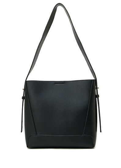 Beymen Club Black Logo Women's Shoulder Bag - 4