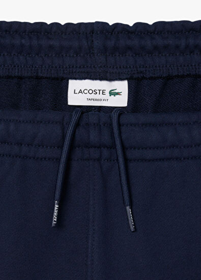 Lacoste Color Blocked Navy Blue Tapered Fit Men's Sweatpants - 5