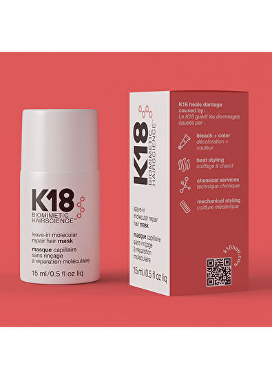 K18 Leave in Molecular Repair Saç Bakım Maskesi 15 ml - 4