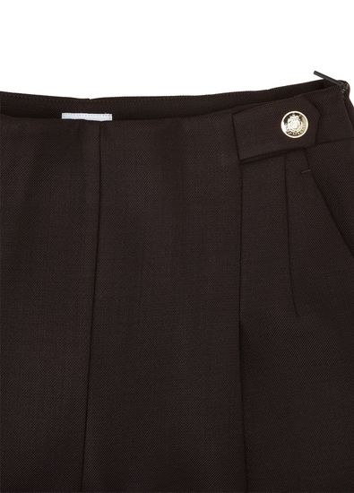Beymen Club Brown Gold Buttoned Wool Blend Trousers - 7
