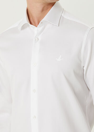 Beymen Club Comfort Fit Beyaz Gömlek - 4