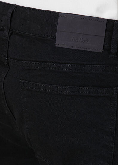 Network Siyah Denim Pantolon - 5