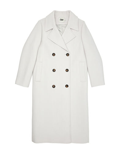 Beymen Club Taş Kruvaze Yün Kaşe Palto - 7