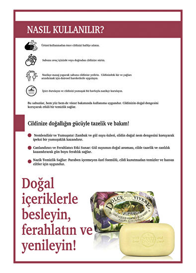 Nesti Dante Dolce Vivere Portofino Vegan Bakım Sabunu 250 gr - 4