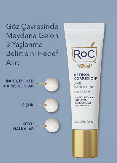 Roc Line Smoothing Kırışıklık Karşıtı Canlandırıcı Göz Kremi 15 ml - 5