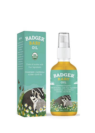 Badger Baby Oil Nemlendirici Bebek Yağı 118 ml - 6