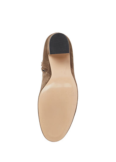 Beymen Club Khaki Women's Suede Boots - 5