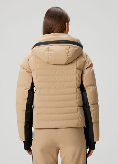 Bogner Bond Bej Kapüşonlu Kayak Montu - 4