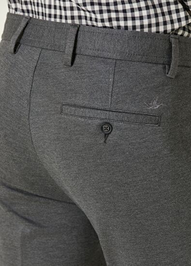 Beymen Club Gri Beli Kordonlu Nervürlü Spor Pantolon - 5