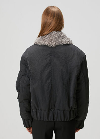 Ami Paris Antrasit Bomber Mont - 4