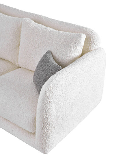 Norde Junior Pietra White Grey Cushion 2-Pack Chair - 4