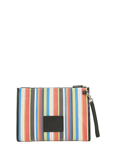 The Stripe Large Çok Renkli Kadın El Portföyü - Görsel 5