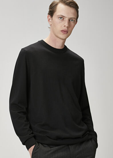 Beymen Club Black Basic Wool Sweater - 5
