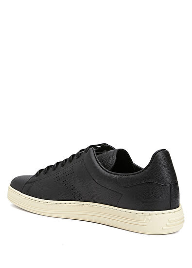 Tom Ford Warwick Siyah Erkek Deri Sneaker - 3