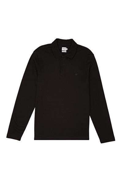 Beymen Club Comfort Fit Black Interlock Polo Shirt - 5