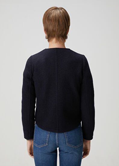 Beymen Club Navy Blue Wool Jacket - 6