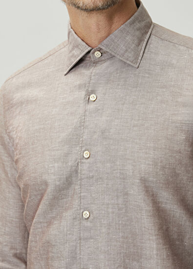 LUIGI BORRELLI Plum Shirt - 5