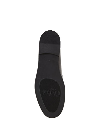 Beymen Club Black Chain Logo Detail Women's Leather Loafer - 5