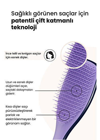 Tangle Teezer Zodiac The Ultimate Detangler Pisces Pisces Straight & Curly Hair Hair Detangling Comb - 5