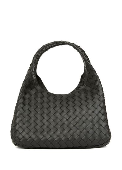 Bottega Veneta Campana Siyah Kadın Deri Çanta - 4