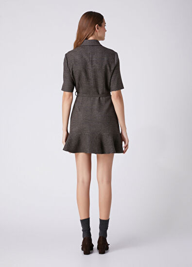 Beymen Club Brown Mini Dress - 5