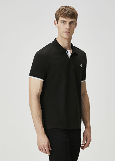 Beymen Club Black Grey Polo T-Shirt - 3