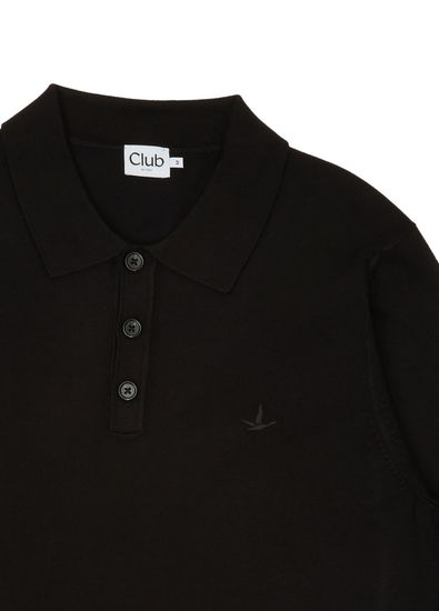 Beymen Club Siyah Polo Yaka Triko - 7