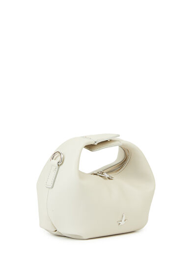 Beymen Club Ekru Kadın Deri Çapraz Çanta - 3