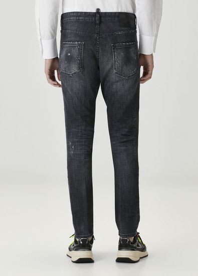 Dsquared2 Black Fog Wash Teddy Jeans - 3