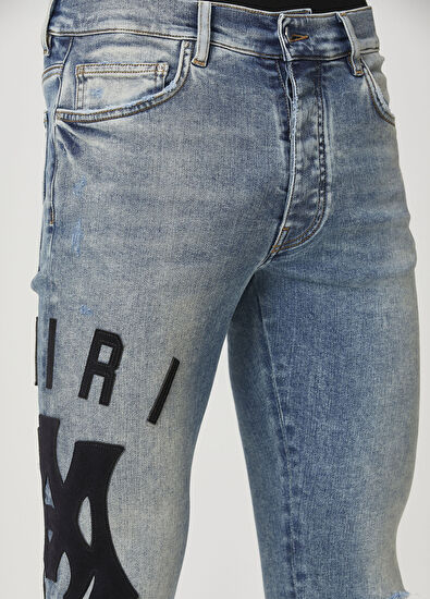 Amiri Mavi Jaen Pantolon - 4