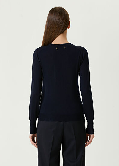 Golden Goose Lacivert Yün Triko - 5