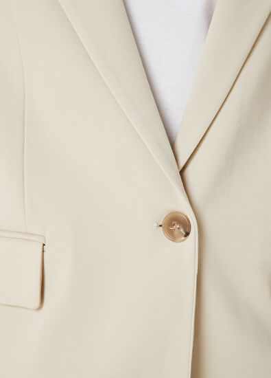 Beymen Club Bej Kelebek Yaka Elastanlı Spor Blazer - 5