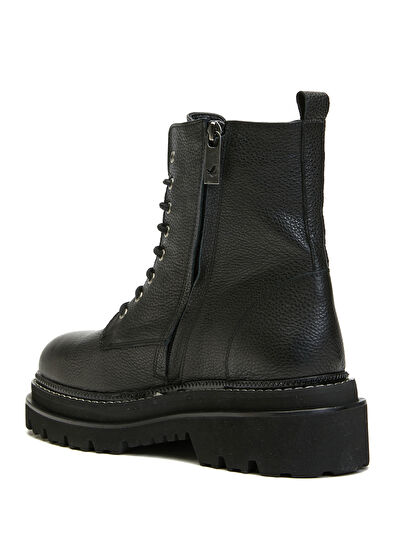 Beymen Club Black Womens Leather Boots - 3