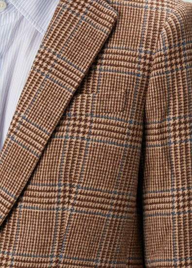 Lauren Ralph Lauren Taba Ekoseli Yün Ceket - 5