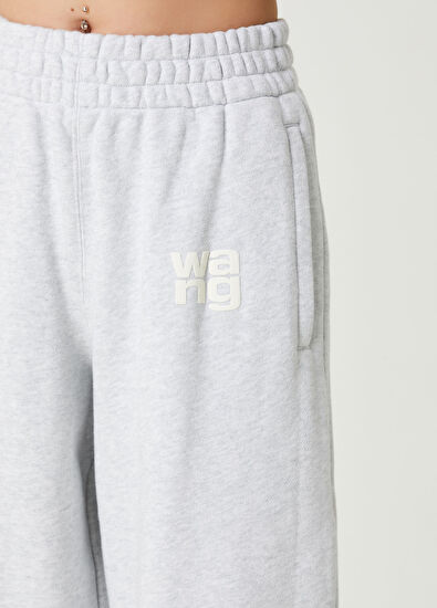 T by Alexander Wang Gri Logolu Eşofman Altı - 4