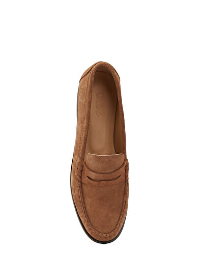 Beymen Club Vizon Kadın Süet Loafer - 4