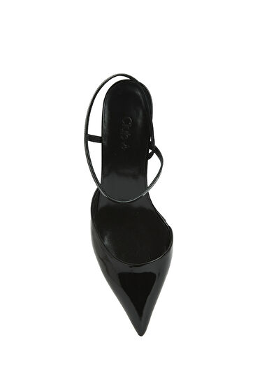 Beymen Club Siyah Deri Topuklu Ayakkabı - 4
