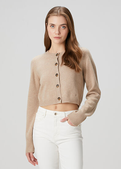 Loulou de Saison Zephir Bej Kaşmir Hırka - 3