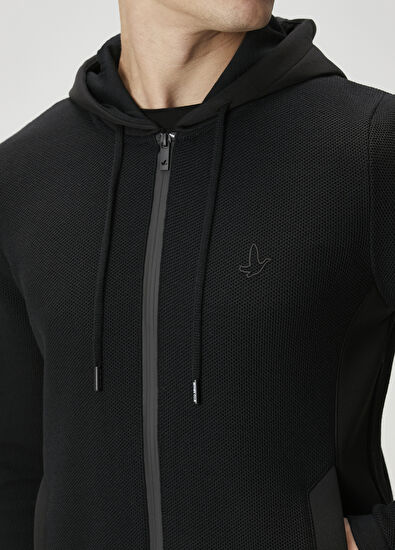 Beymen Club Black Hooded Wool Knit Cardigan - 6