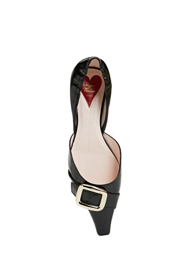 ROGER VIVIER Black Women's Leather Ballet Flats - 4