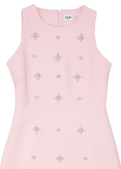 Beymen Club Pink Embellished Mini Cocktail Dress - 7