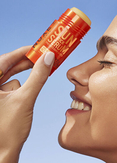 Nuxe Güneş Koruyucu Stick Serum SPF50+ 2x 25 gr + Plaj Çantası  - 5