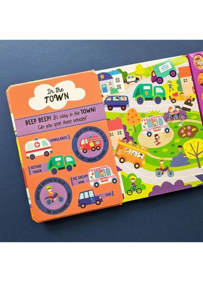 North Parade Publishing - Vehicles 12 Button Sound Book Yabancı Dil ...