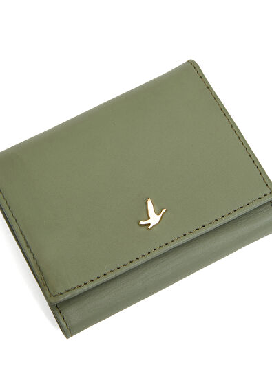 Beymen Club Haki Kadın Deri Cüzdan - 5