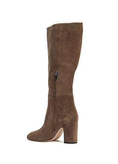 Beymen Club Khaki Women's Suede Boots - 3