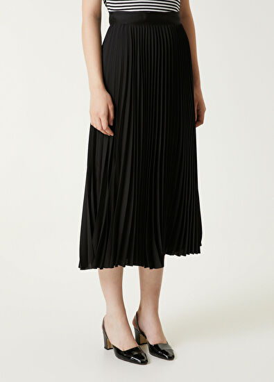 Beymen Club Siyah Midi Etek - 3